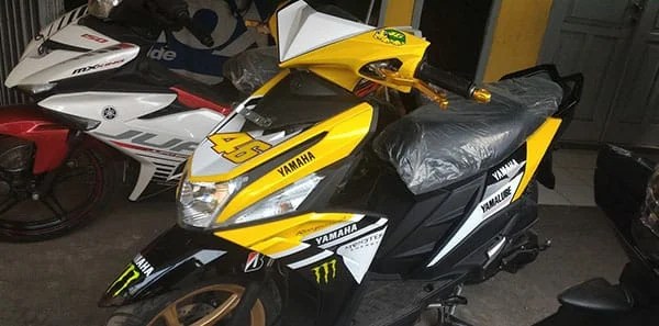 Modifikasi Motor Mio M3 Warna Kuning Rosaementecom Modifikasi Motor Mio M3 Warna Kuning Rosaementecom