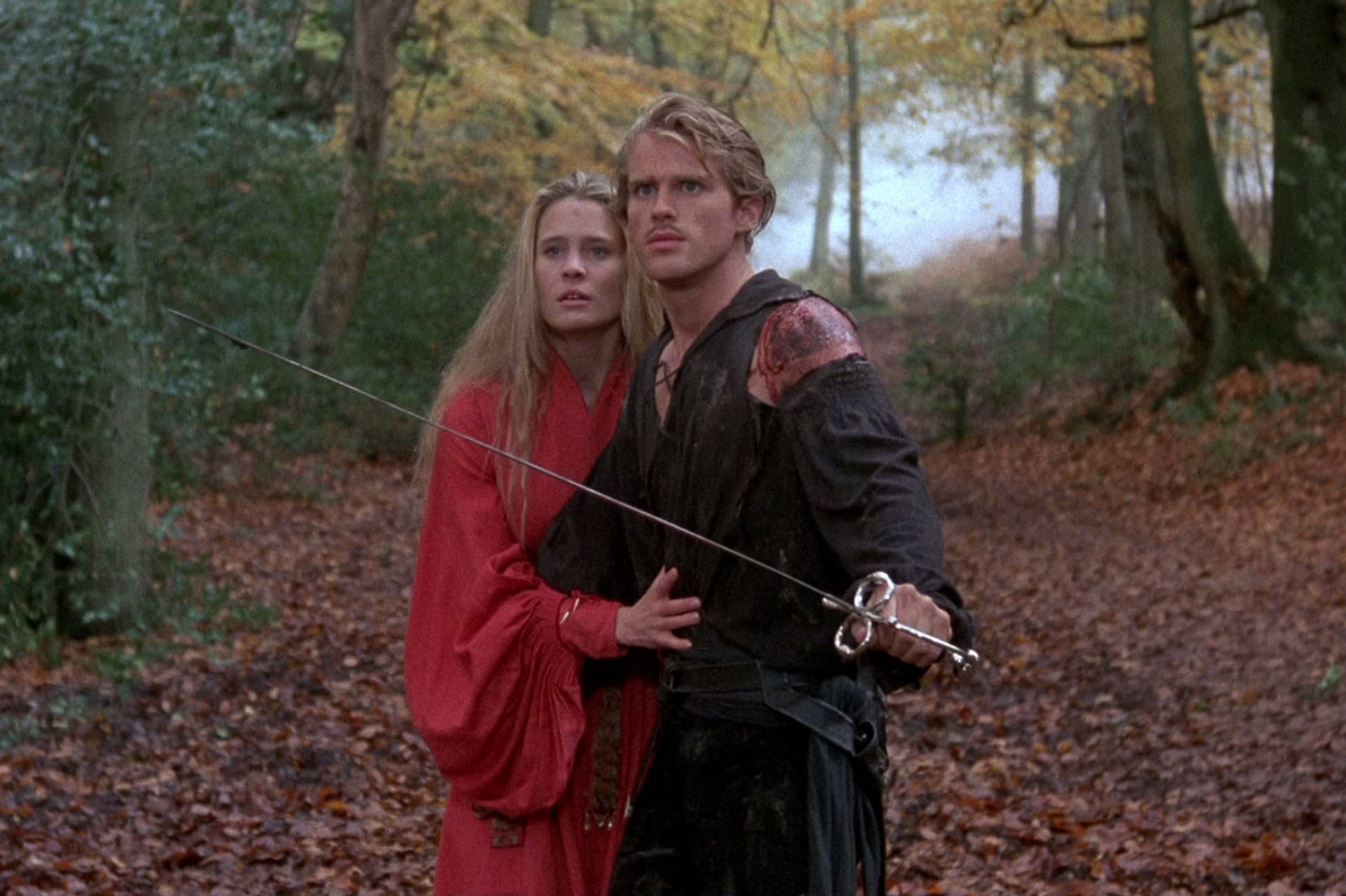 Robin Wright and Cary Elwes are ready to battle Rodents of Unusual Size in "Princess Bride," streaming in time for Valentine's Day. (Photo 20th Century Fox)