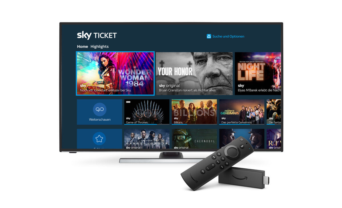 Sky Ticket In Germany Added To More Fire Devices
