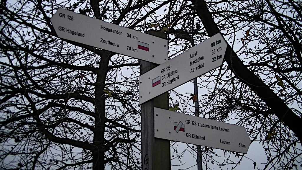 GR 128 Vlaanderenroute Wandelboom