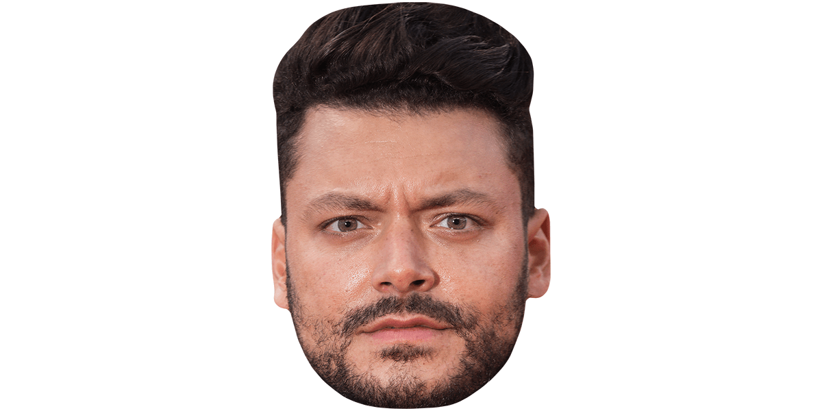 Kev Adams Beard Celebrity Mask Celebrity Cutouts