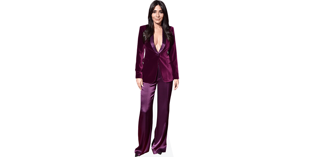Marisol Nichols Purple Suit Cardboard Cutout Celebrity Cutouts