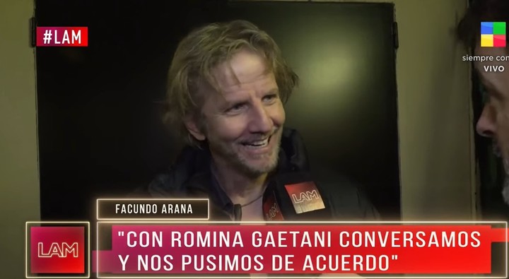 Facundo Arana Spoke For The First Time After Resolving The Conflict With Romina Gaetani News Rebeat