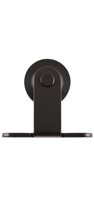 Contemporary Matte Black Barn Door Track And Hardware Codel Doors