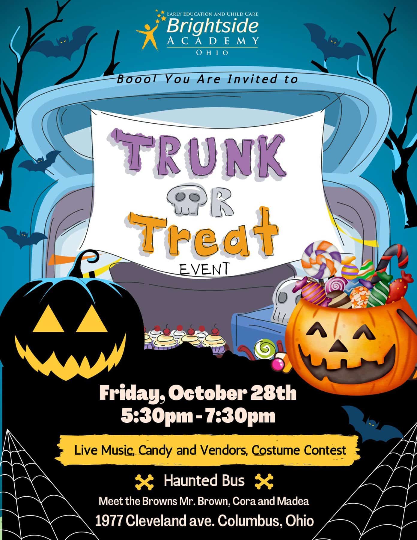 Brightside Academy Spooktacular Trunk Or Treat Columbus On The Cheap