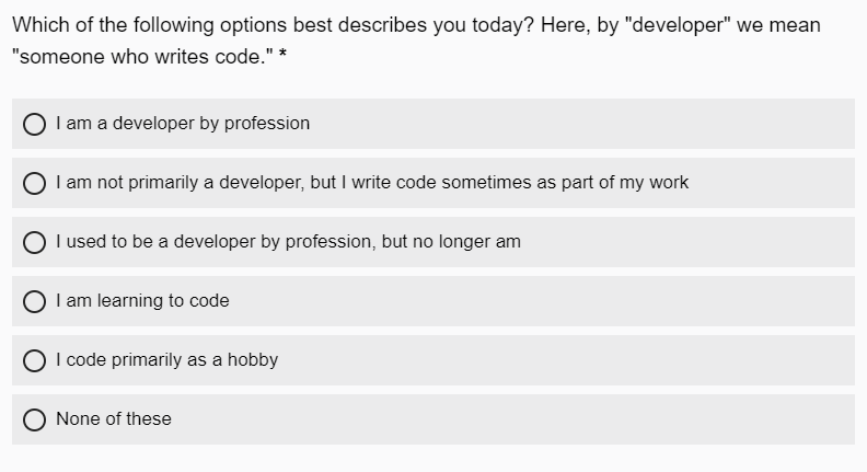 Make Your Voice Heard Stack Overflow Developer Survey The Couchbase Blog