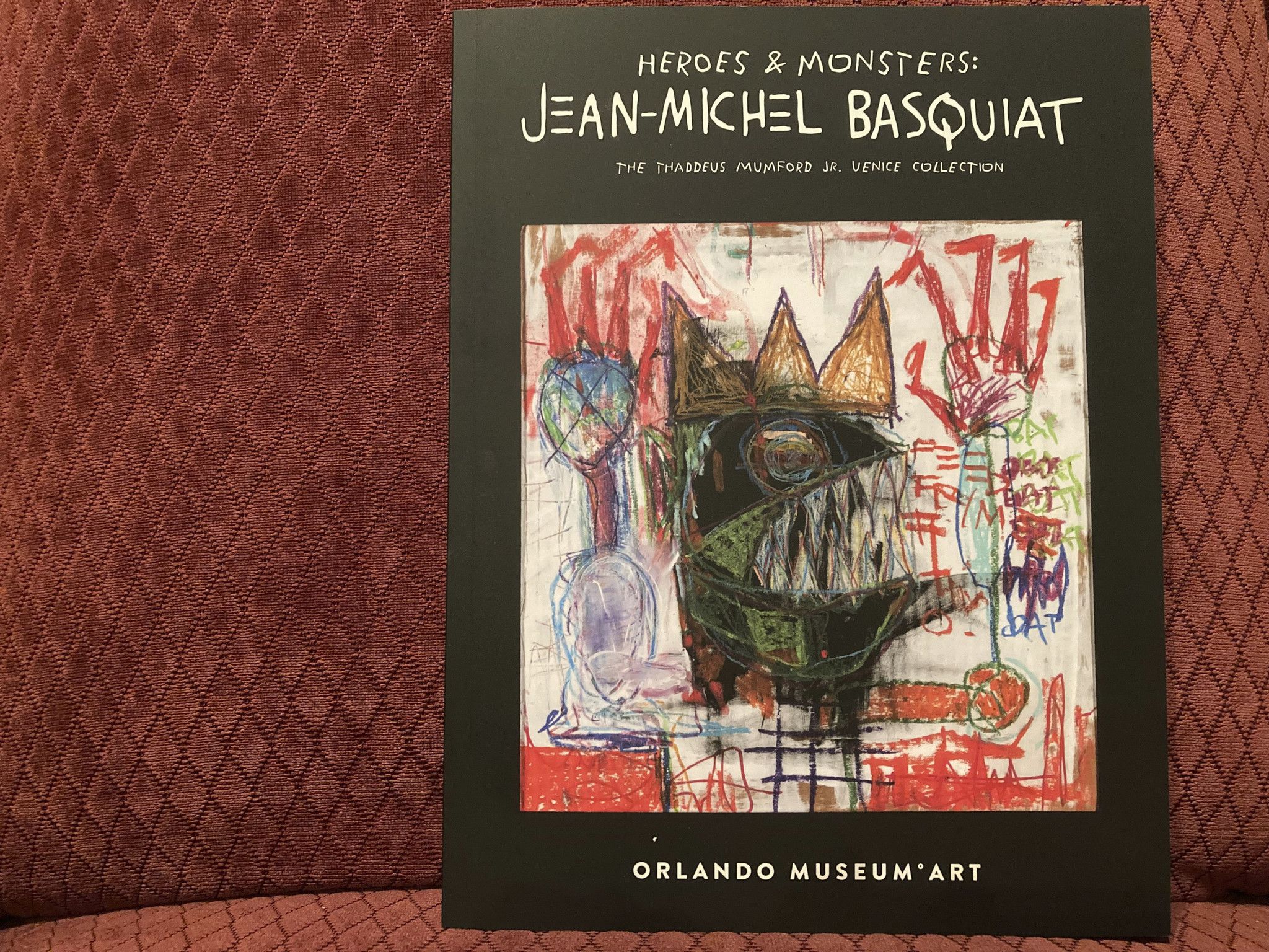 Orlando Museum of Art published a catalog for its 2022 exhibit "Heroes & Monsters," which ultimately was closed by the FBI over questions of whether the artwork actually was created by Jean-Michel Basquiat.
