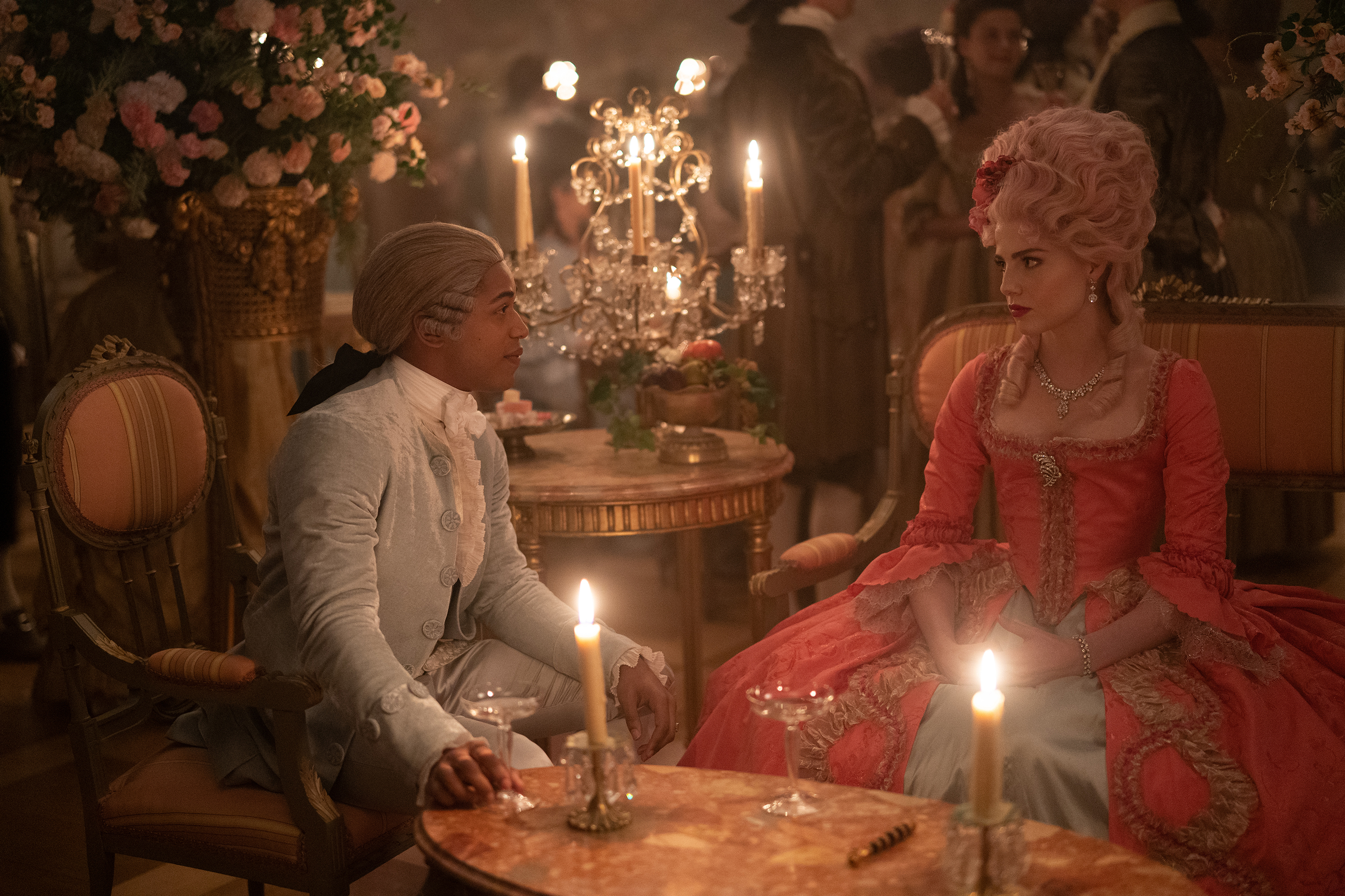 Kelvin Harrison Jr., left, and Lucy Boynton in "Chevalier." (Larry Horricks/Searchlight Pictures/TNS)