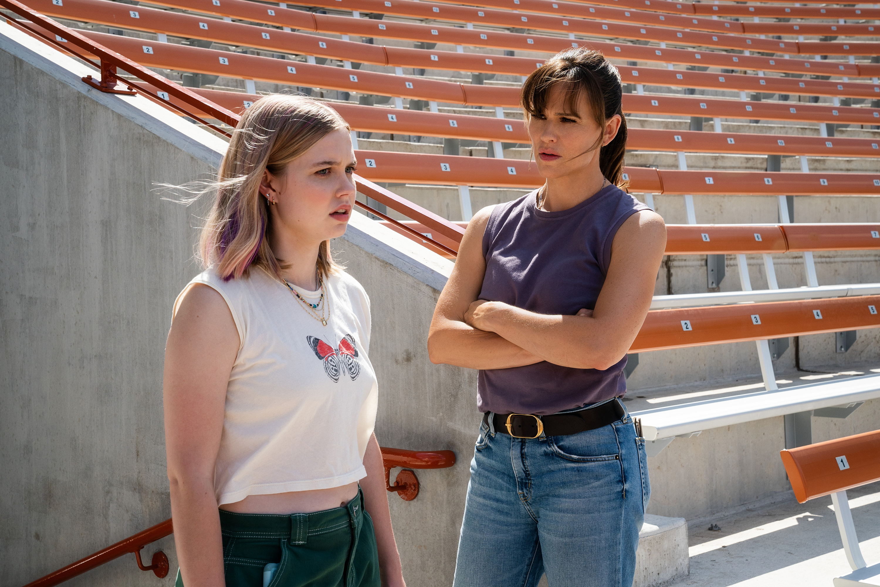 Angourie Rice, left, and Jennifer Garner in "The Last Thing He Told Me." (Ryan Green/Apple TV+/TNS)
