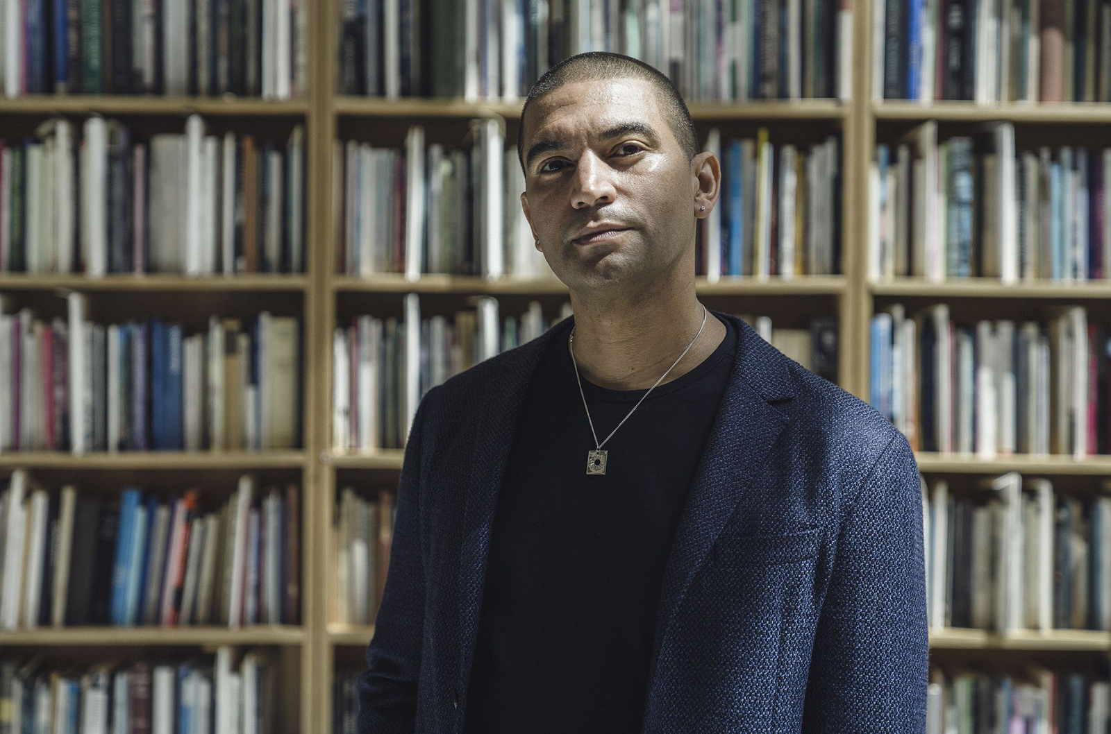 Adrian Matejka, shown here on June 10, 2022, recently moved to Chicago to become the editor of Poetry magazine. (E. Jason Wambsgans/Chicago Tribune/TNS)