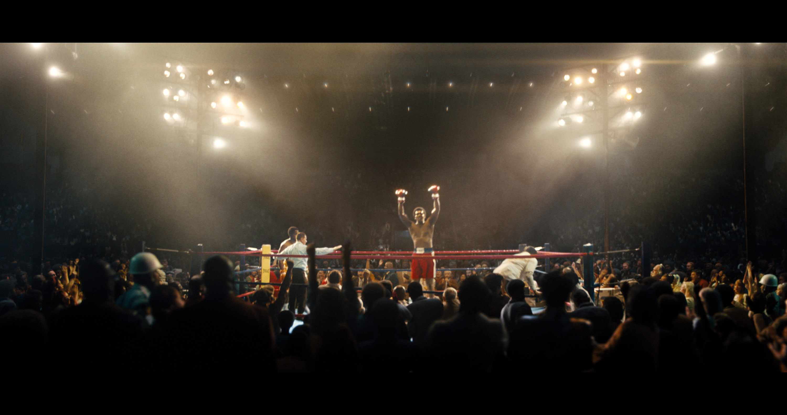 Khris Davis stars as George Foreman in "Big George Foreman: The Miraculous Story of the Once and Future Heavyweight Champion of the World." (Sony Pictures/TNS)