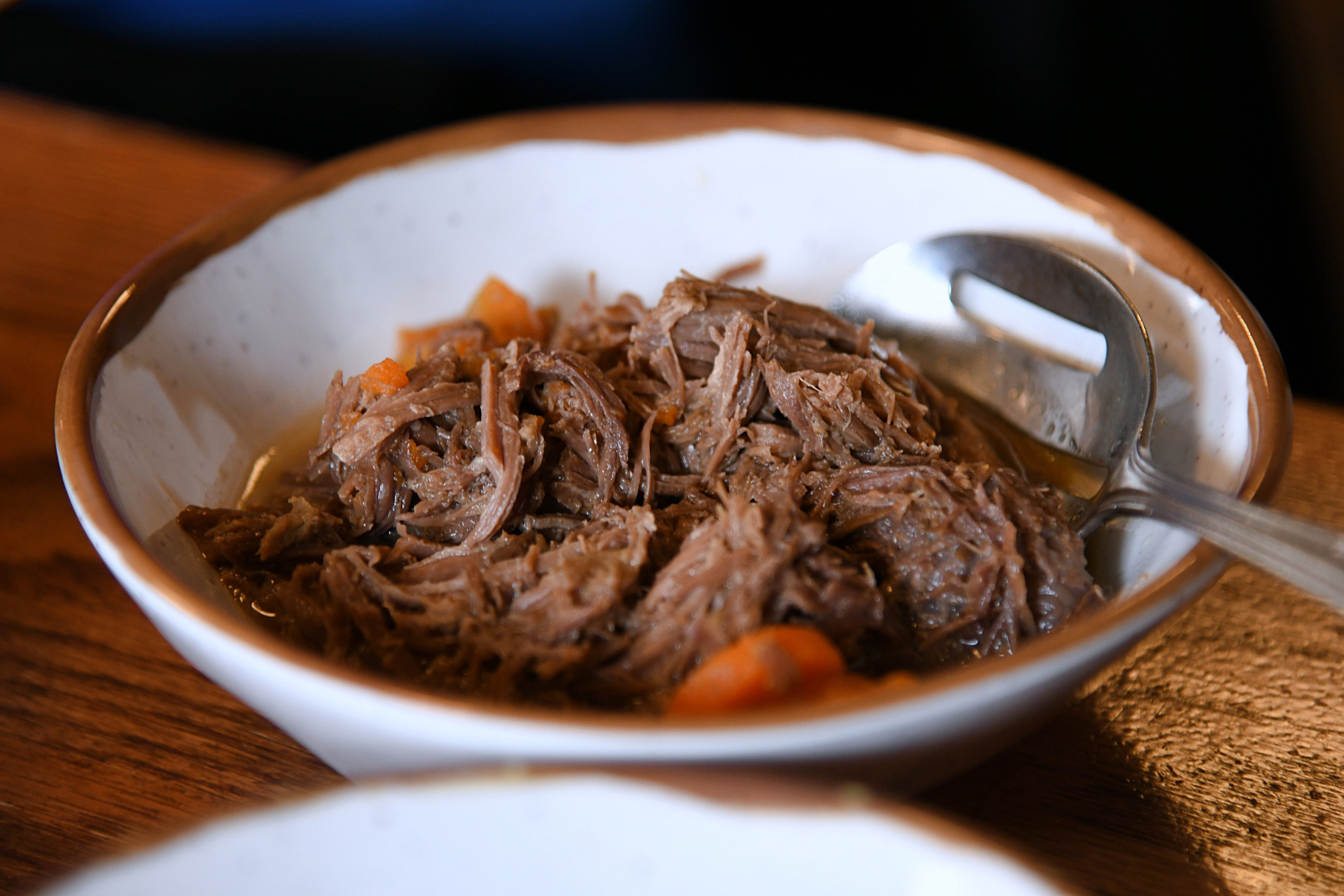 Pot roast is among the family-style dishes served at Aunt Granny's Restaurant at Dollywood in Pigeon Forge, Tennessee, Saturday, March 11, 2023. (Linze Rice/for the Chicago Tribune)