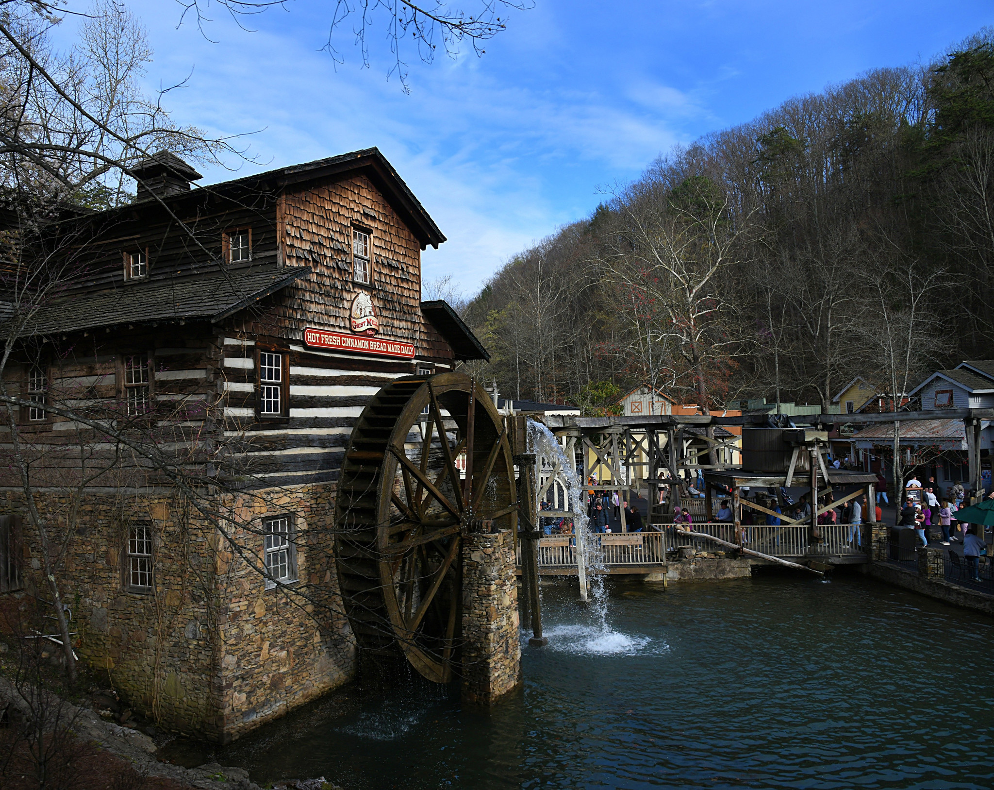 The Grist Mill makes Dollywood's fan-favorite cinnamon bread in Pigeon Forge, Tennessee, Saturday, March 11, 2023. (Linze Rice/for the Chicago Tribune)
