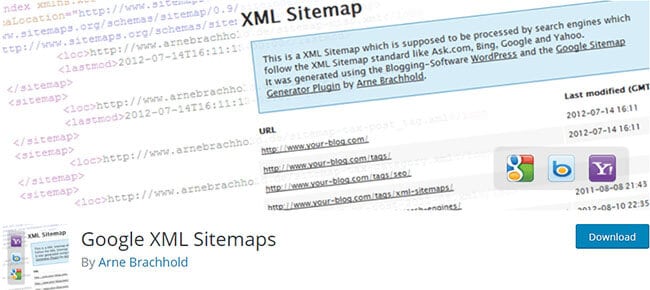 Los 20 mejores plugins para WordPress Google XML Sitemaps