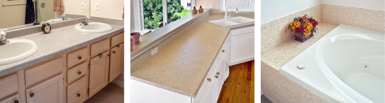 Modern and sleek refinished surfaces will give your home a breath of fresh air!