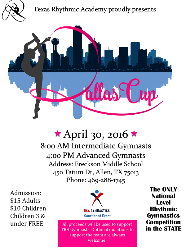 Texas Rhythmic Academy Dallas Cup 2016