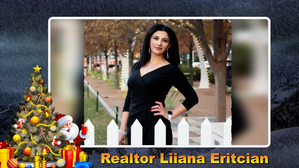 Liiana Diana Eritcian, Armenian And Russian speaking Realtor in Dallas, Texas Christmas 2020