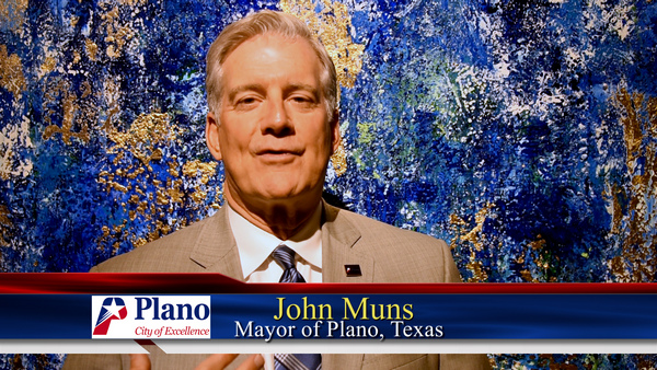 Mayor John B Muns of Plano, TX speaks of Plano International Festival