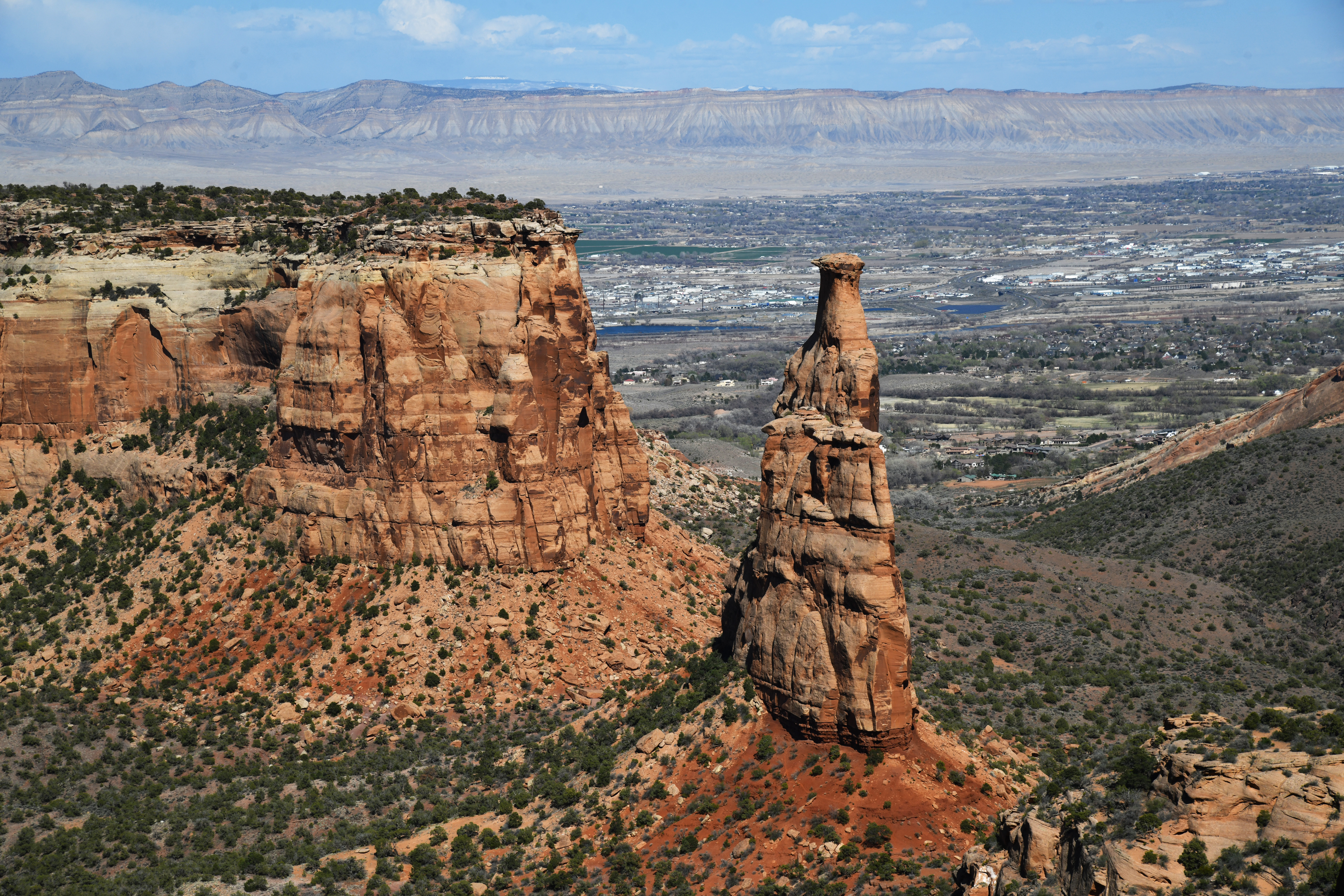 FRUITA, CO - MARCH 8 : Photo taken Independent Monument in Colorado National Monument in Fruita, Colorado on Thursday, April 8, 2021. (Photo by Hyoung Chang/The Denver Post)
