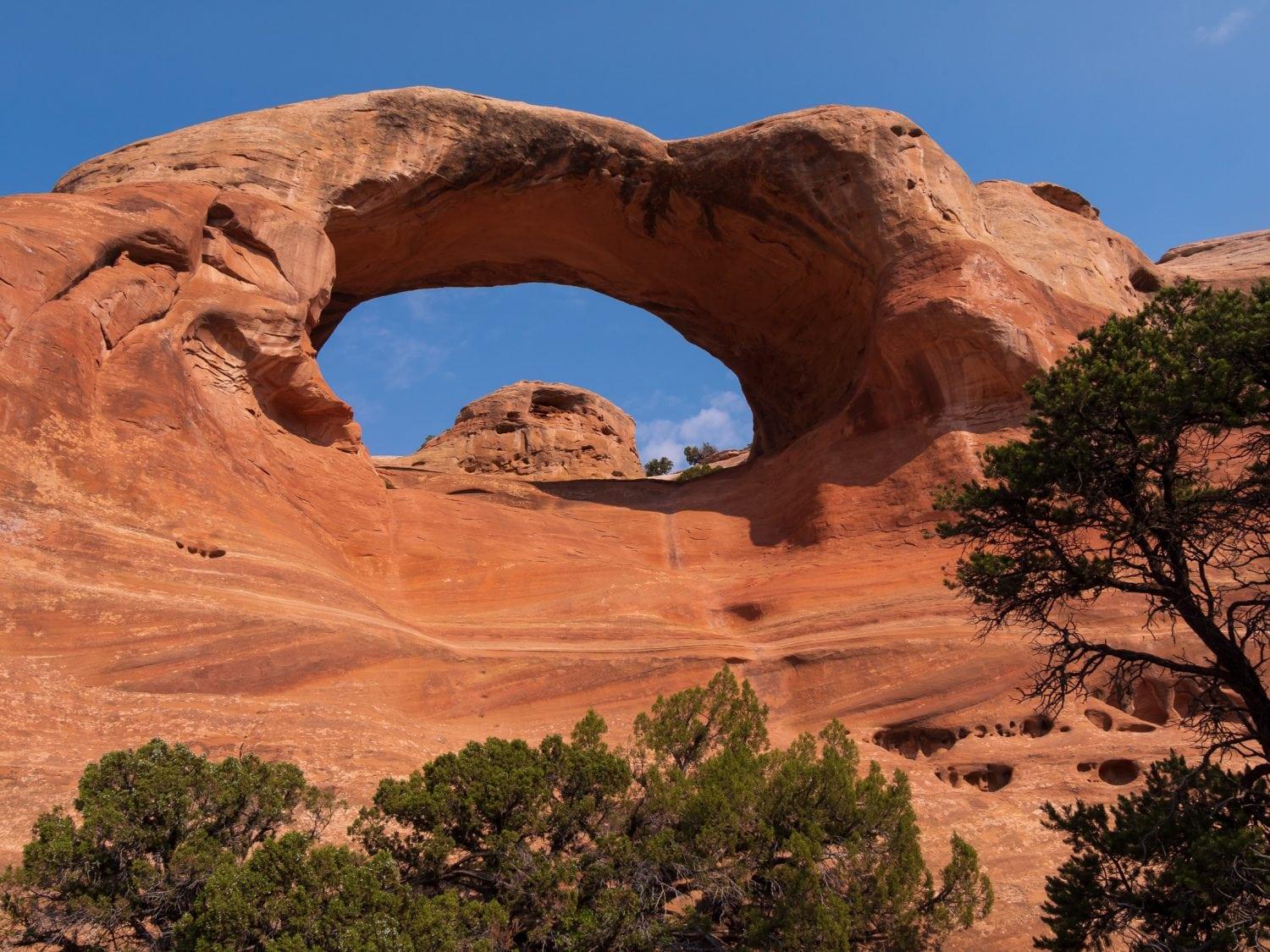 Rainbow Arch (aka Cedar Tree Arch) at Rattlesnake Canyon in the McInnis Canyons National Conservation Area near Grand Junction. (Dan Leeth, Special to The Denver Post)
