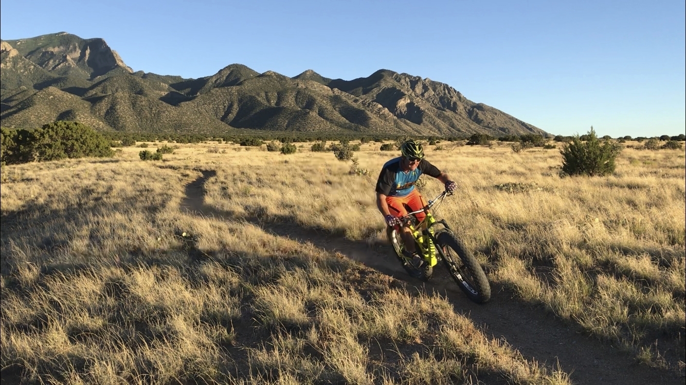 A mountain biker rides the singletrack trail on national forest land in Placitas, N.M., on July 8, 2019. Electric mountain bikes are prohibited on national forest land. (Photo by Susan Montoya Bryan/Associated Press)