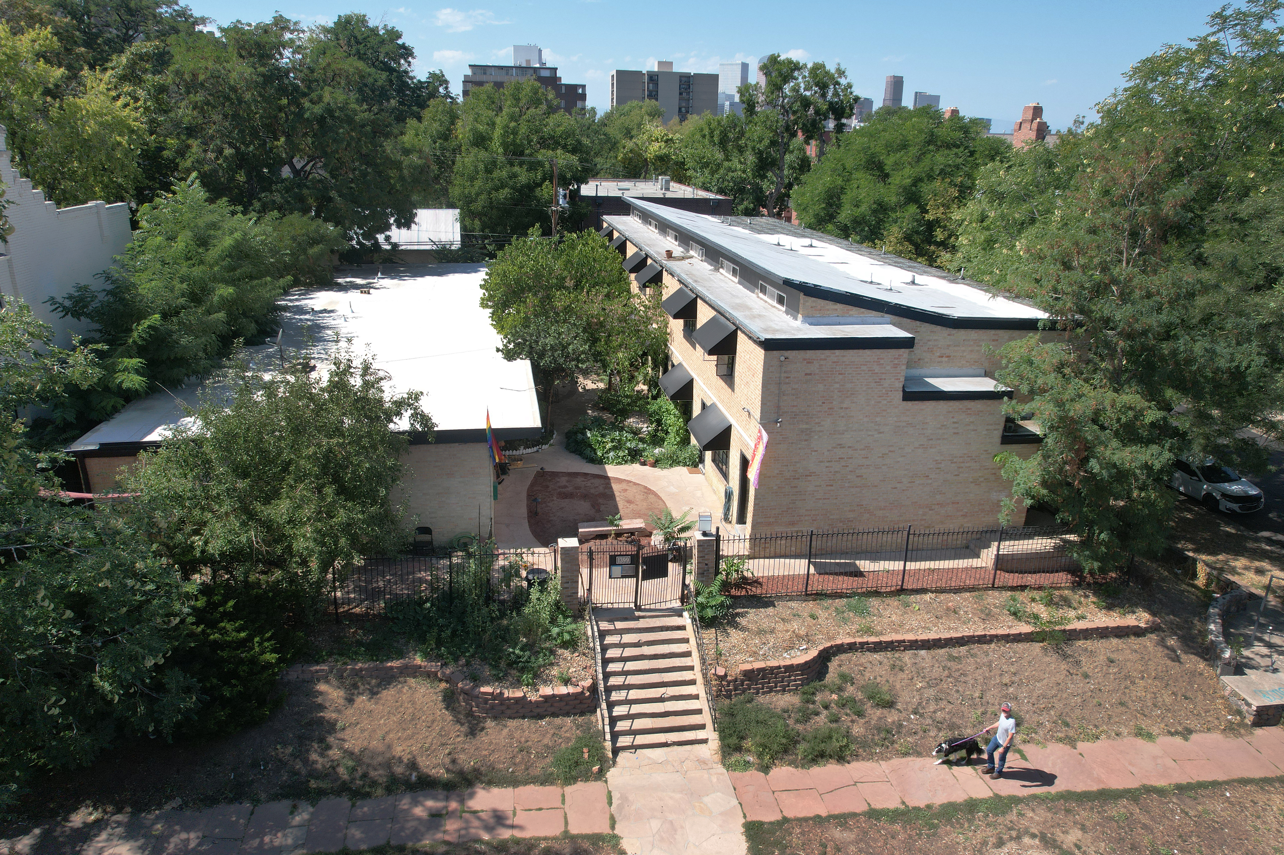 The Courtyard on Vine apartments at 1399 Vine St. in Denver on Friday, Sept. 13, 2024. (Photo by Hyoung Chang/The Denver Post)