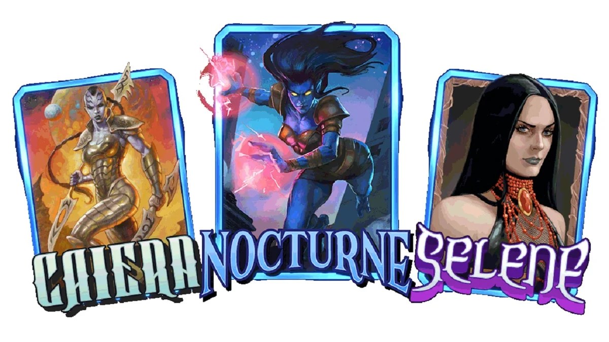 Marvel Snap Nocturne Caiera Selene cards