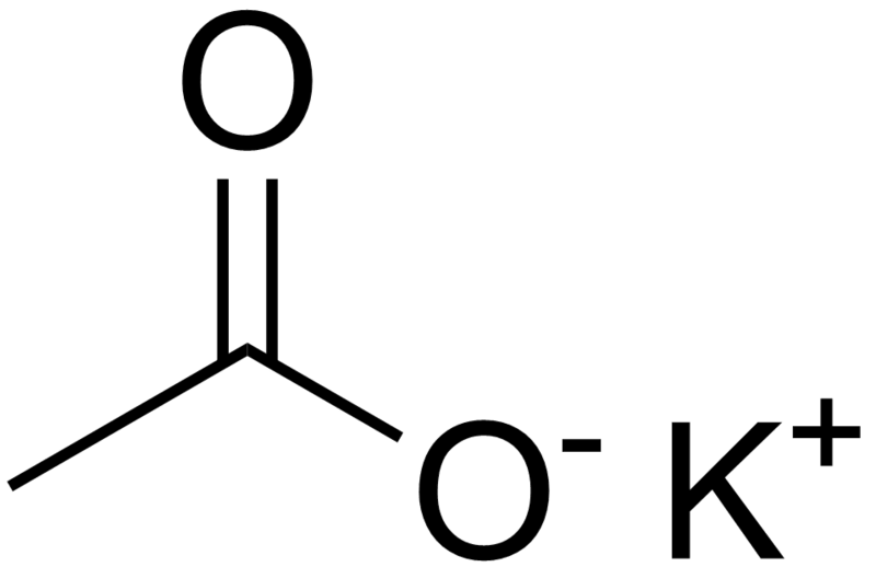 Key Difference - Potassium Acetate vs Potassium Chloride