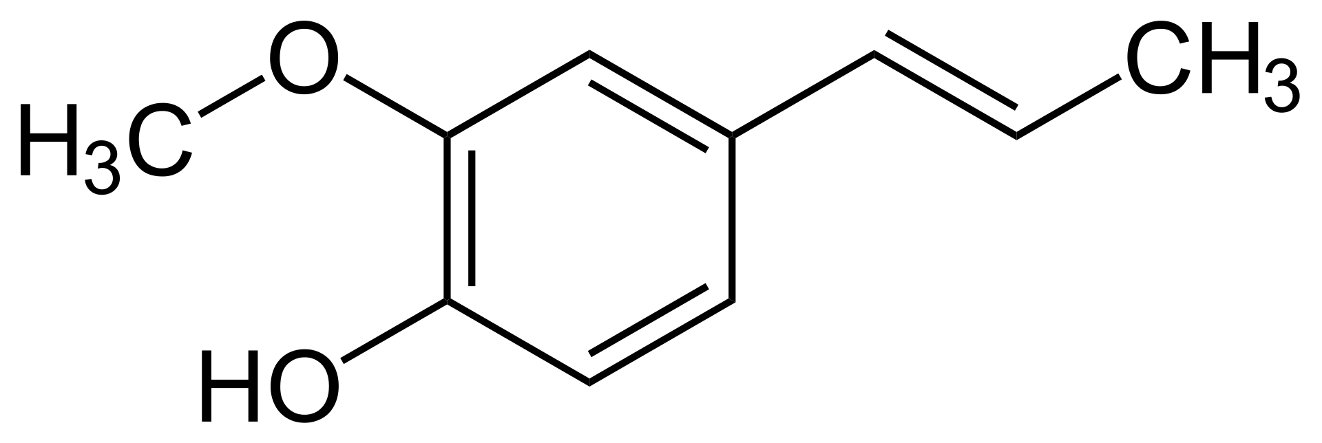 Eugenol and Isoeugenol - Side by Side Comparison 