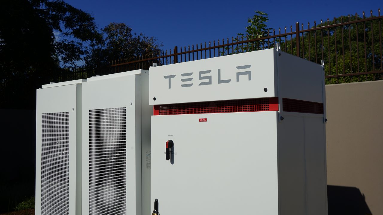 tesla solar units