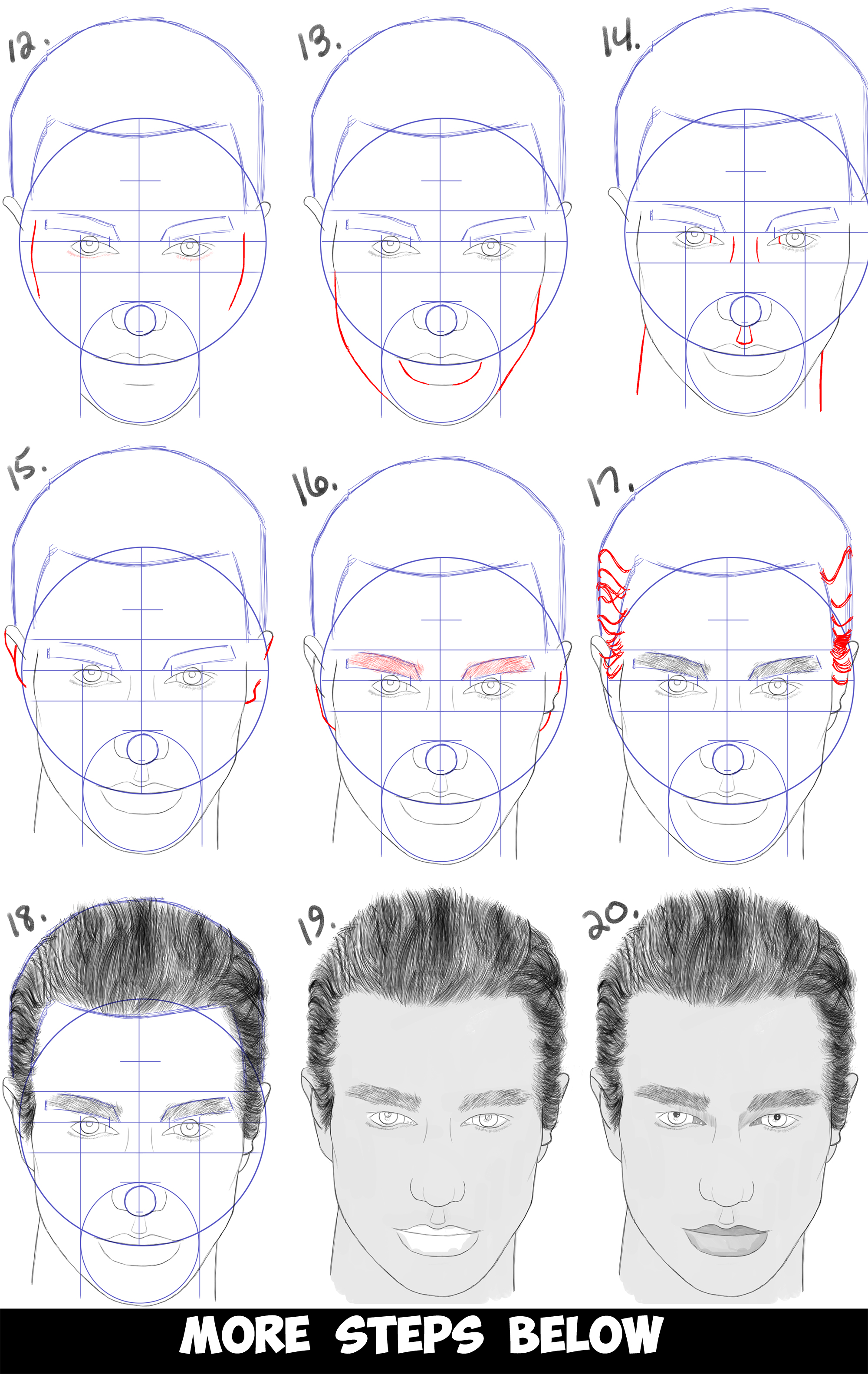 How To Draw A Face Step By Step For Beginners In 2020 Art Drawings
