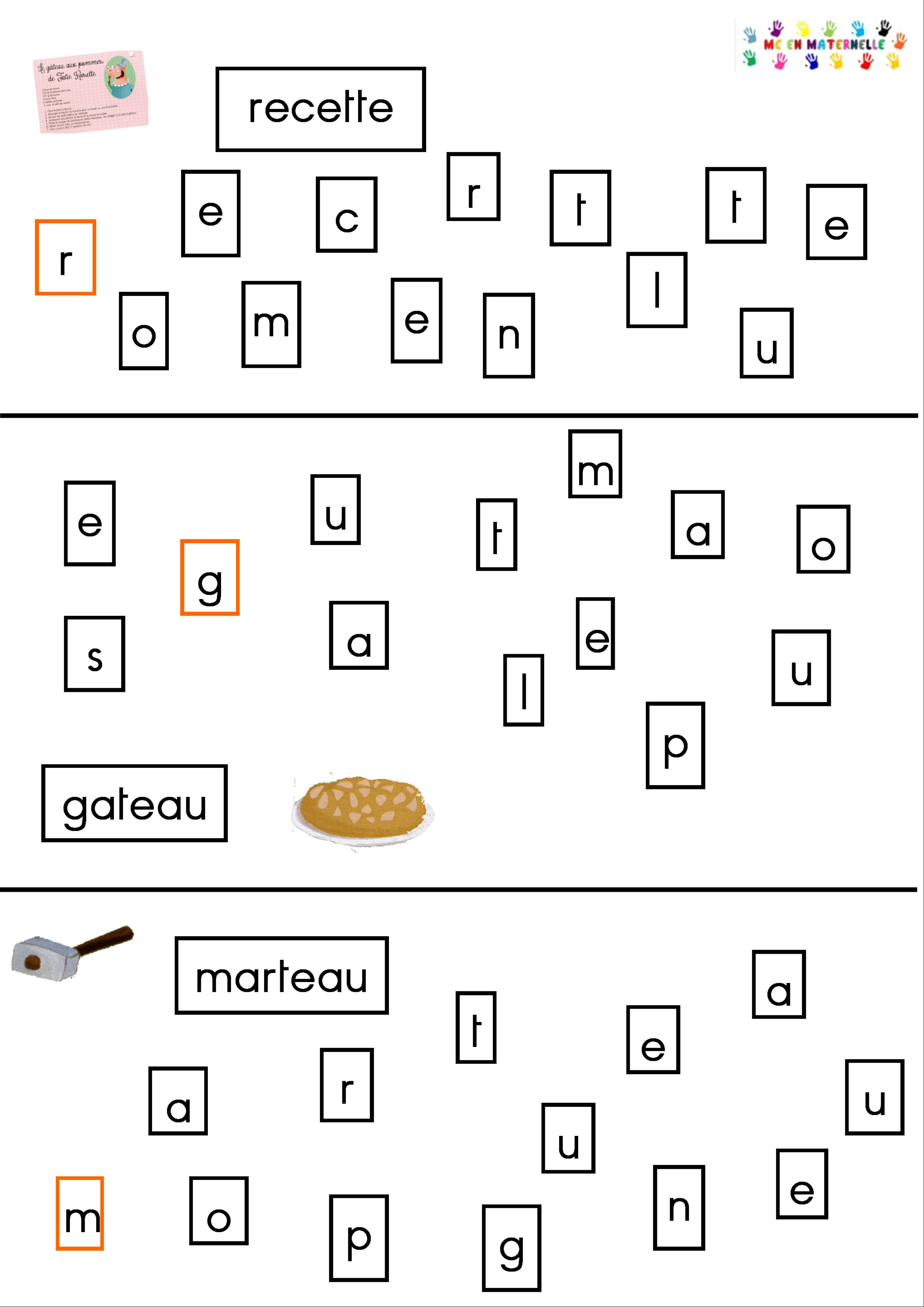 Le Loup Qui Decouvrait Le Pays Des Contes Mots Fleches Mc En Maternelle
