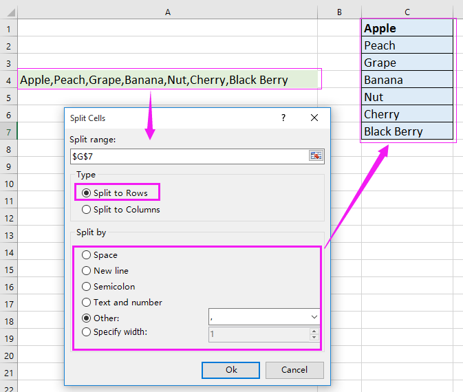 how-to-split-multiple-lines-in-a-cell-into-separate-cells-rows-columns