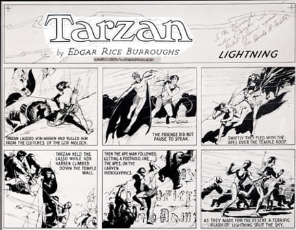 De Geschiedenis Van Het Stripverhaal 9 Edgar Rice Burroughs Fantasywereld