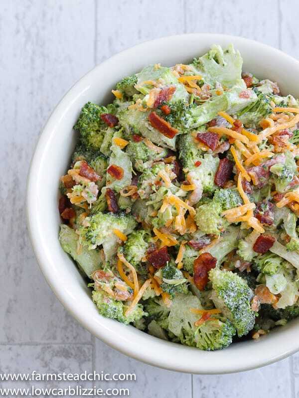Low Carb Keto Broccoli Salad Keto Salad The Farmstead Chick Kristi Barnes