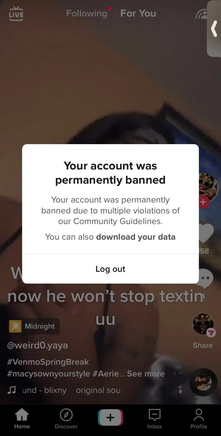 How To Fix Your Account Was Permanently Banned On Tiktok Followchain