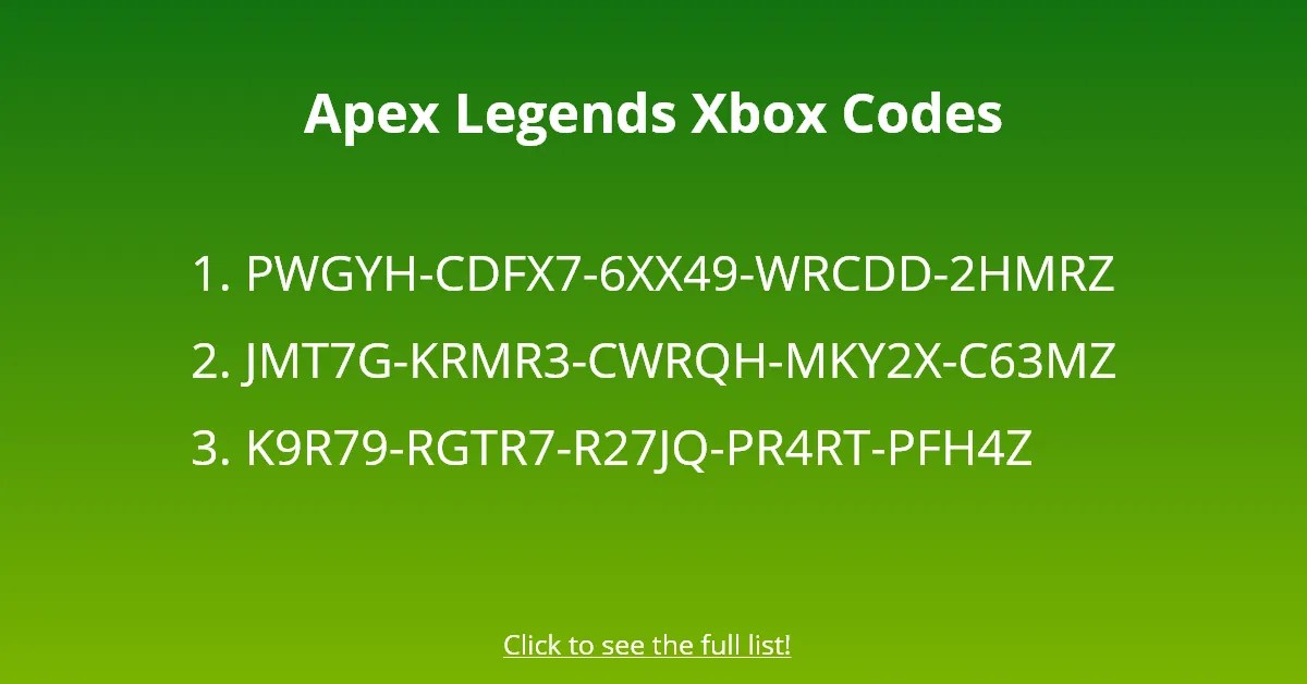 Apex Legends Codes To Redeem For Free Followchain