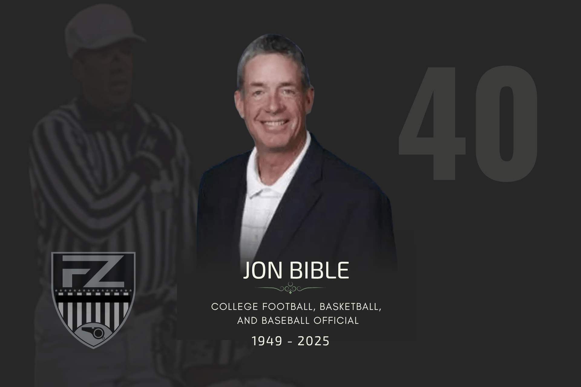 Former NFL and NCAA official Jon Bible passes away