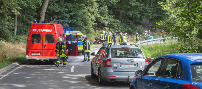 Motorrad Unfall Bei Hellersdorf