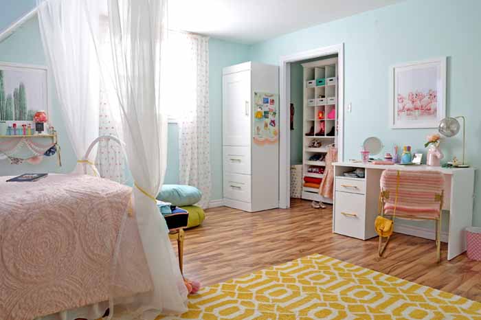 Tween Girl Bedroom Makeover Fynes Designs