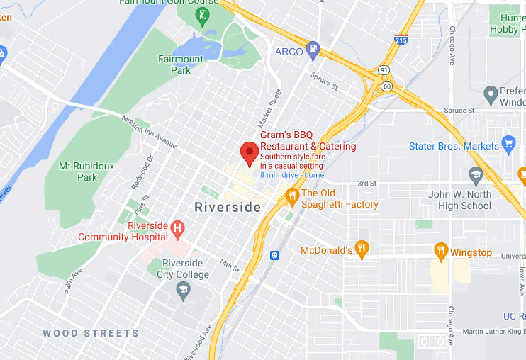 map - Gram's BBQ