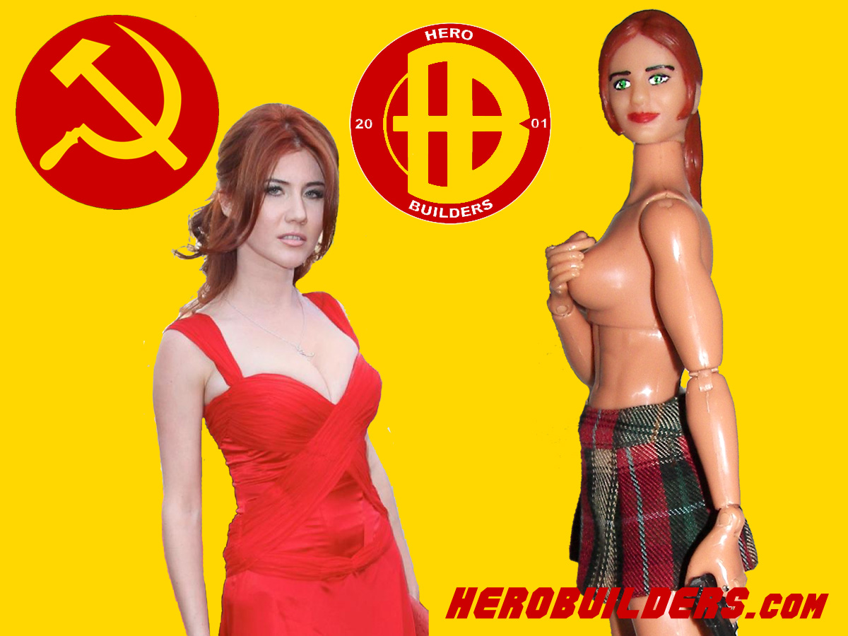 Anna Chapman Russian Spy Action Figure "The Predator"