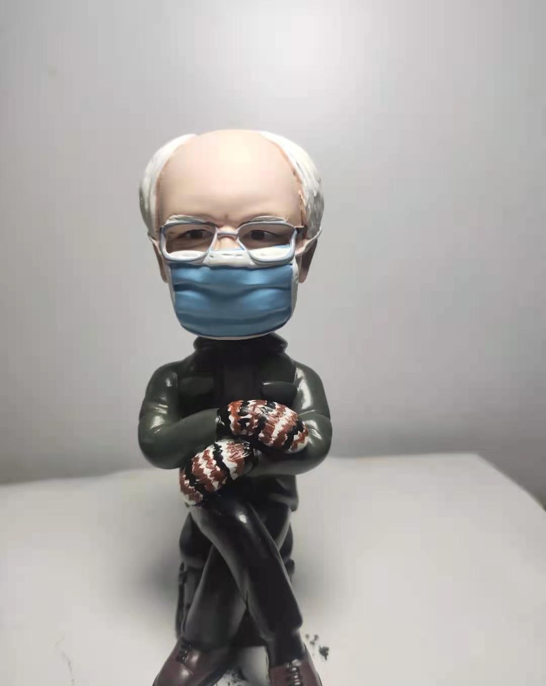 Bernie Bobble Head Front View