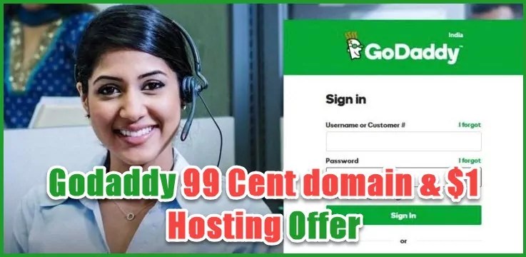 godaddy 99 cent domain hosting