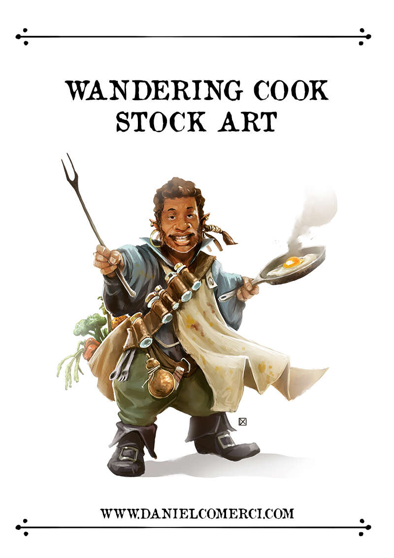 Chef Cook Stock Art 5e Hipsters Dragons