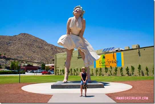 Forever Marilyn Statue Palm Springs-2319