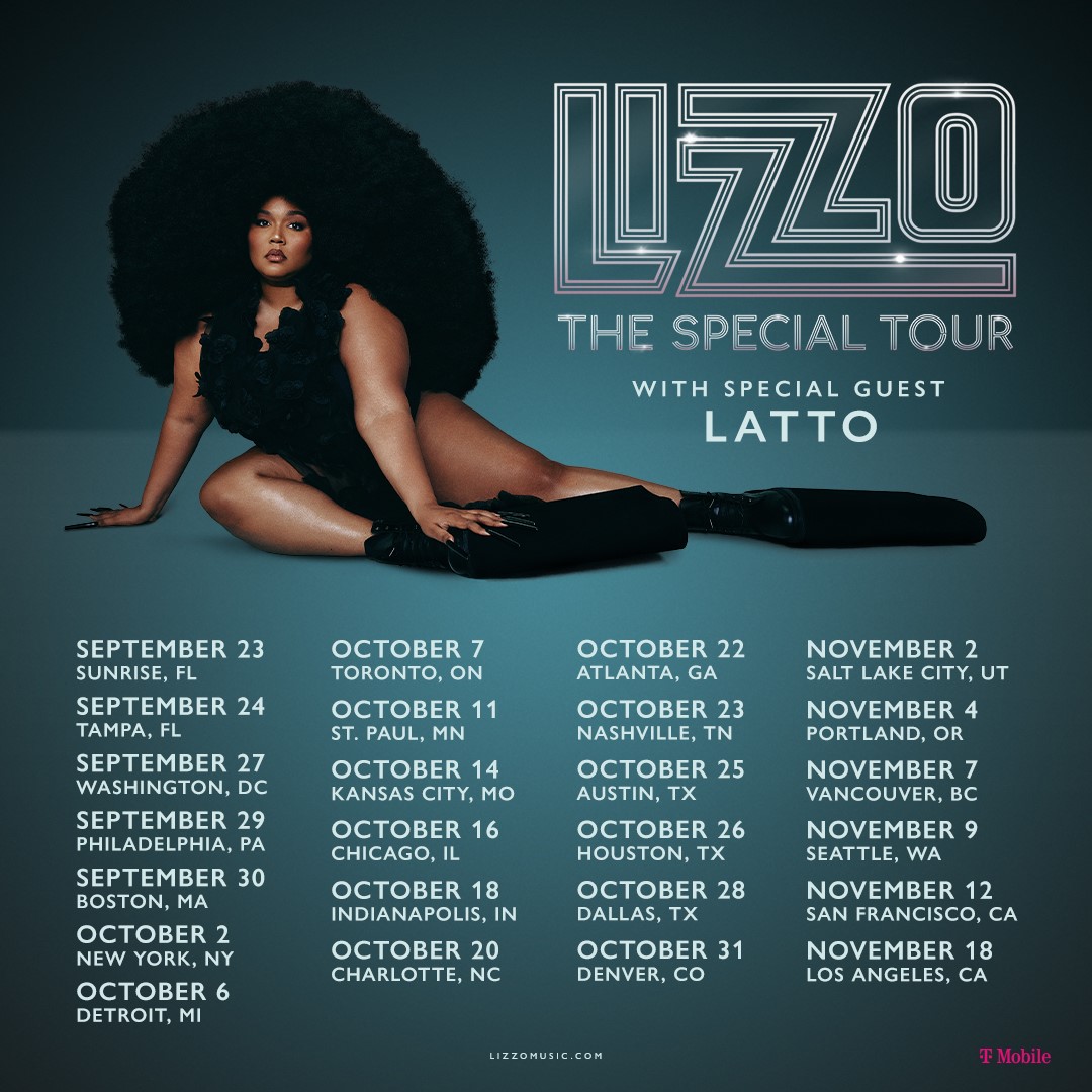 Lizzo Announces Dates For The Special Tour Icon Vs Icon
