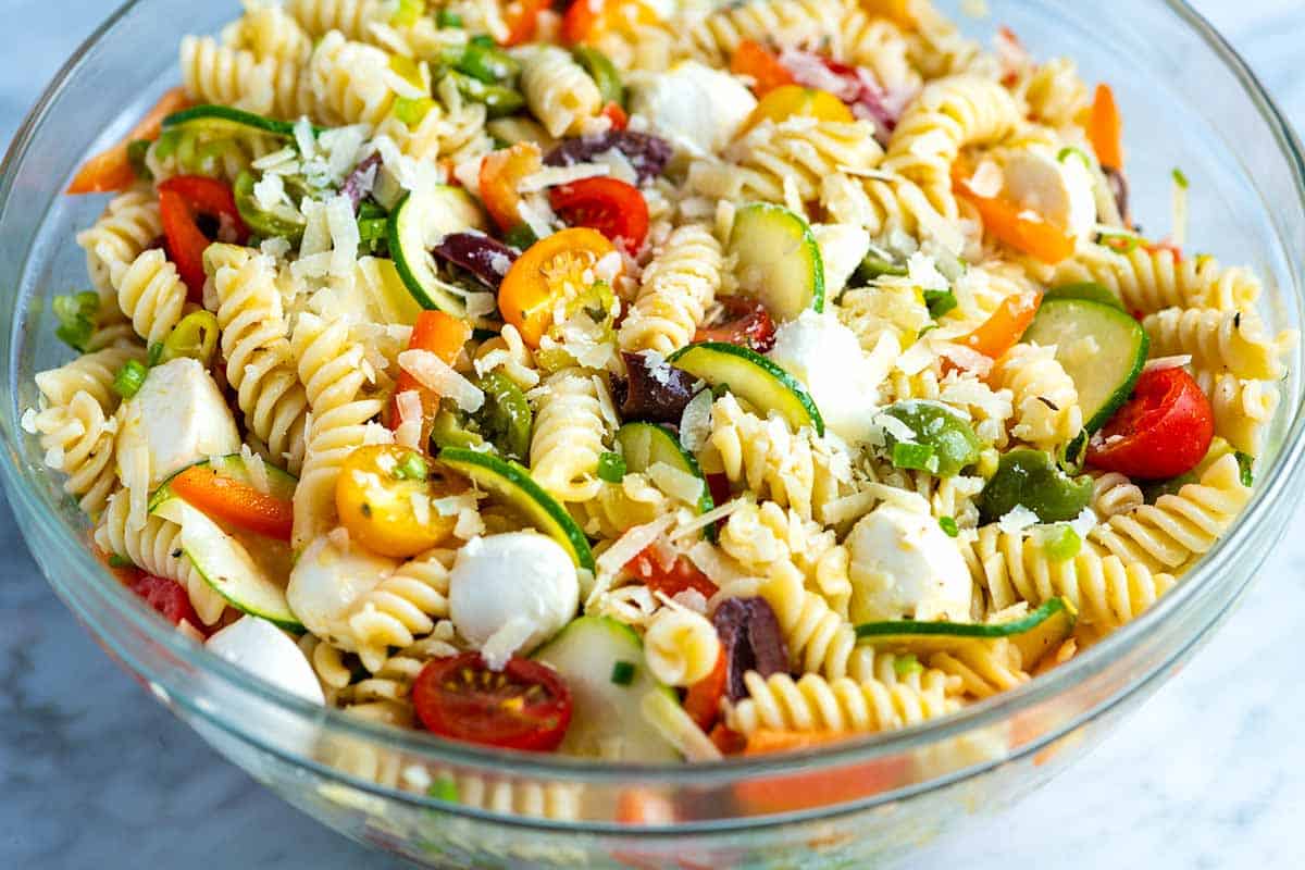 Where was pasta salad created?