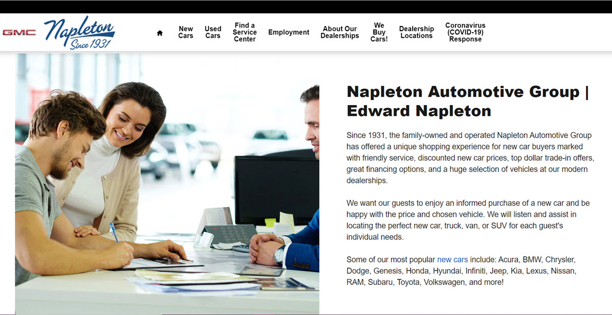 Napleton Automotive Group To Spend 1 100 000 00 To Expand Into New Space In Chicago Illinois Intelligence360