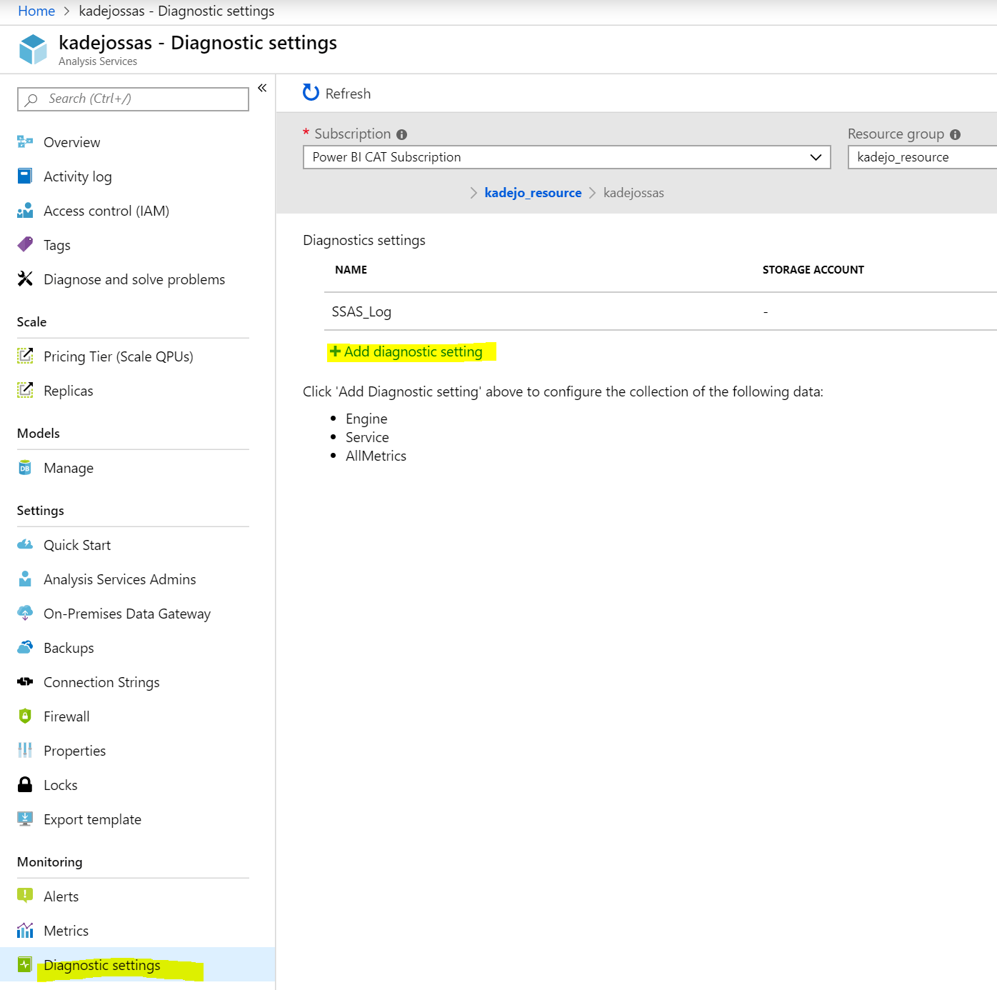 Monitoring And Auditing Your Azure Analysis Services Kasper On Bi